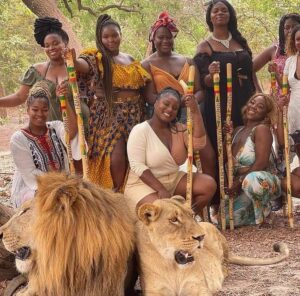 Walking with lions in Fathala